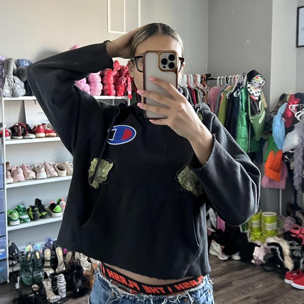 Champion flower hoodie best sale