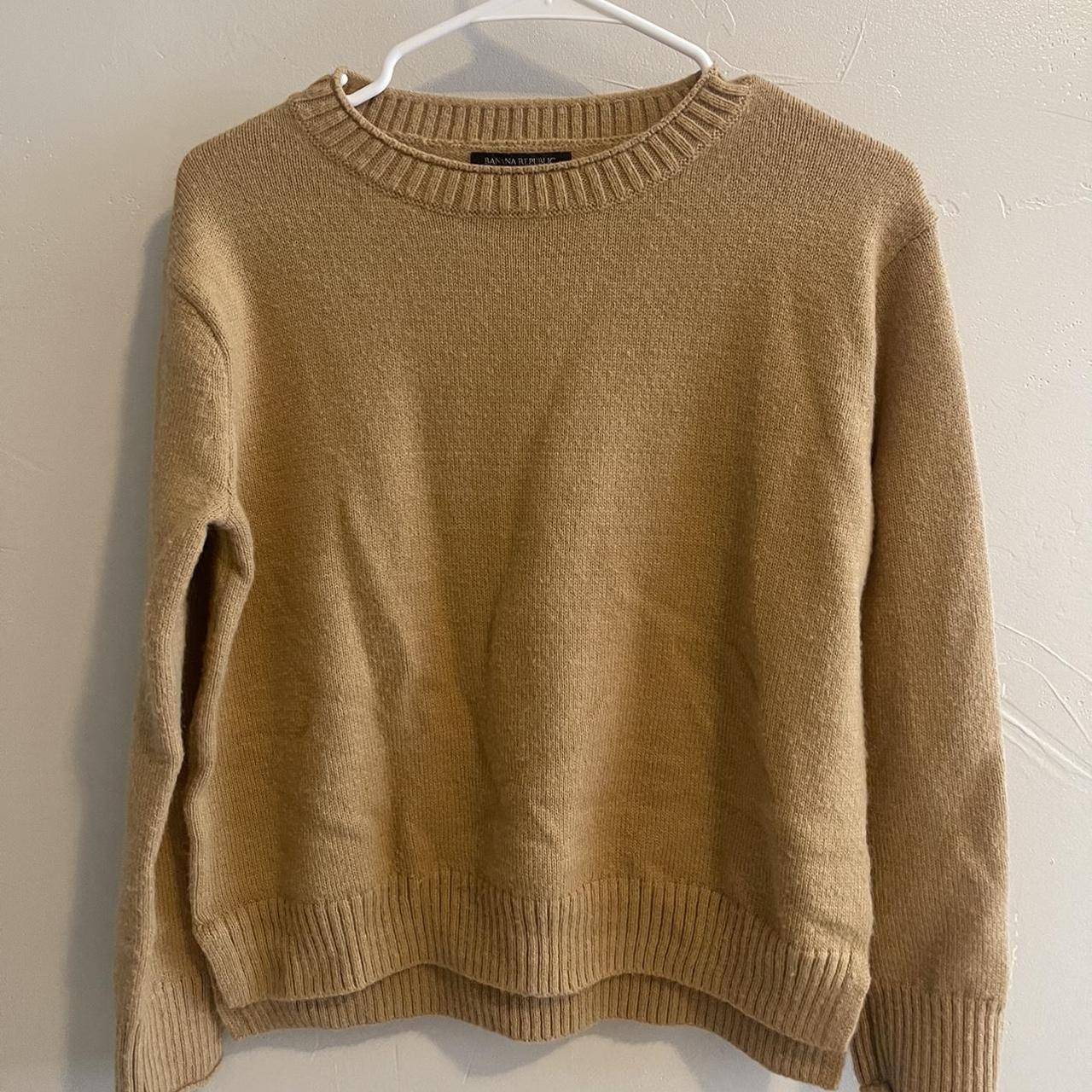 Banana republic deals camel sweater