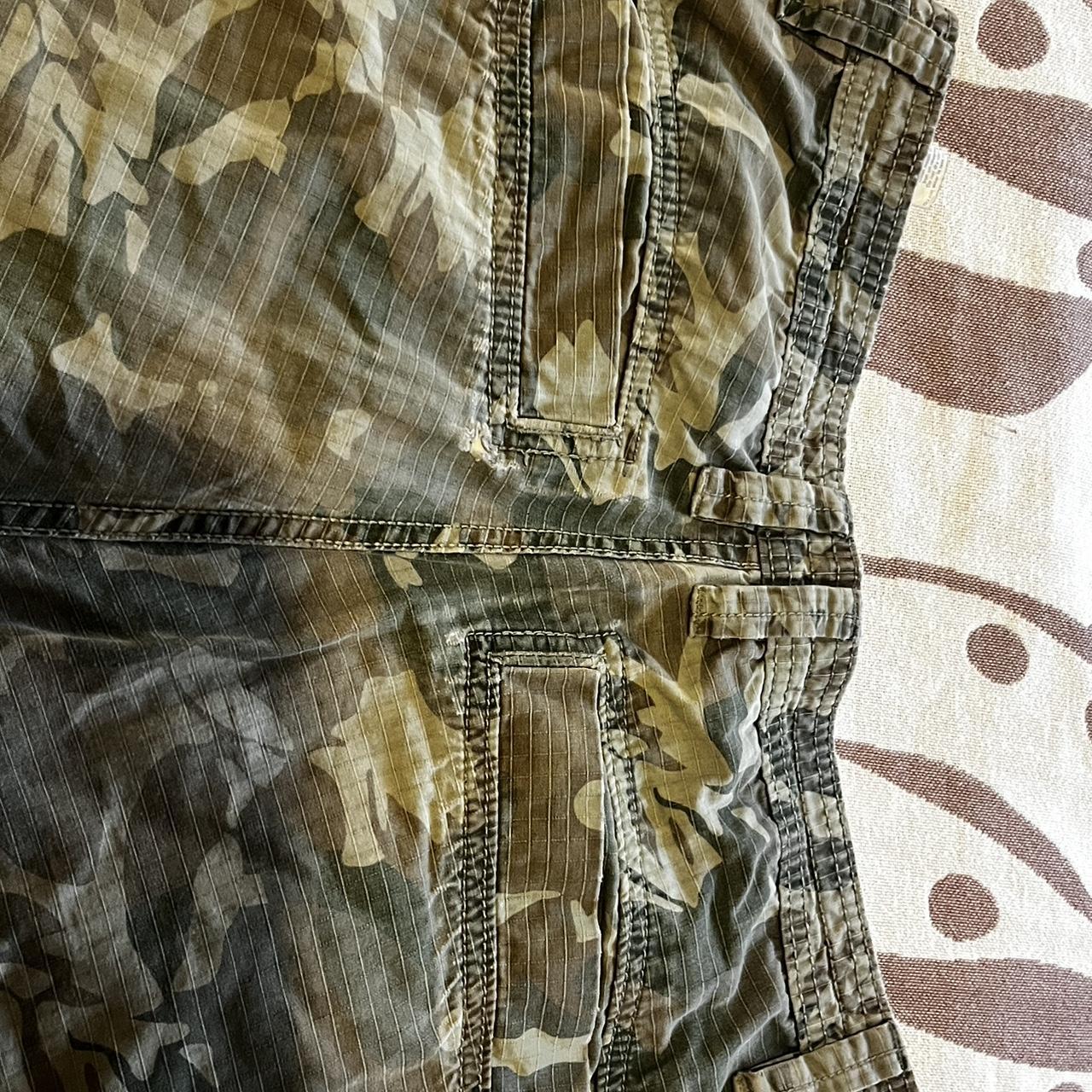 Mens camouflage jorts Great quality early 00’S next - Depop