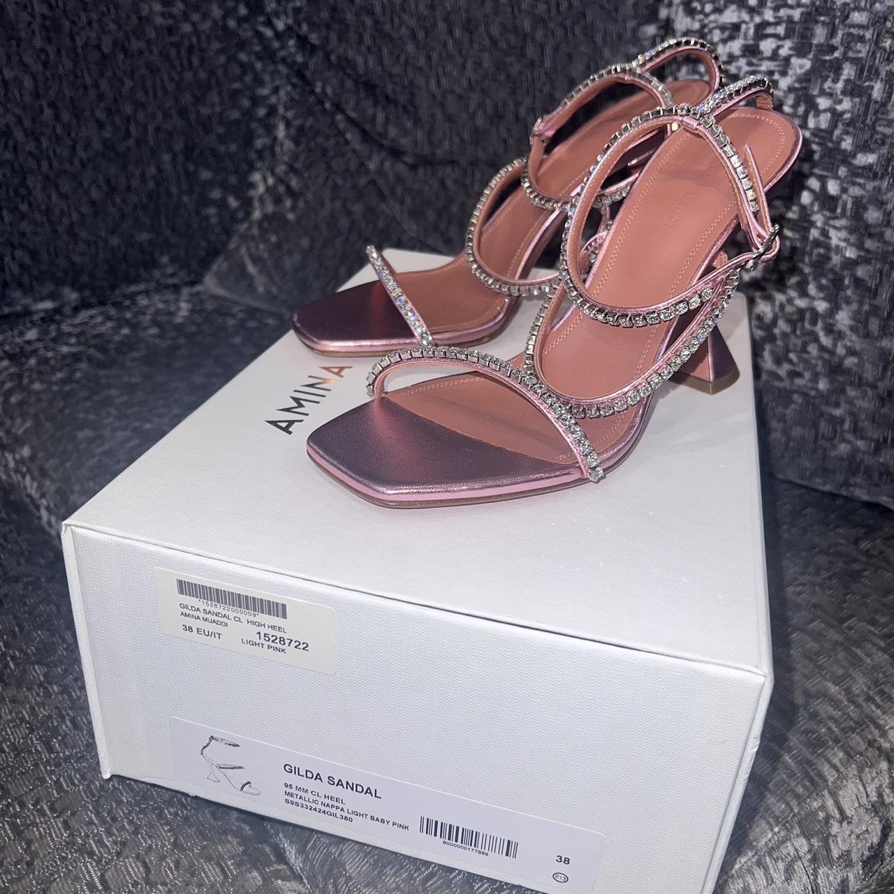 amina muaddi gilda pink