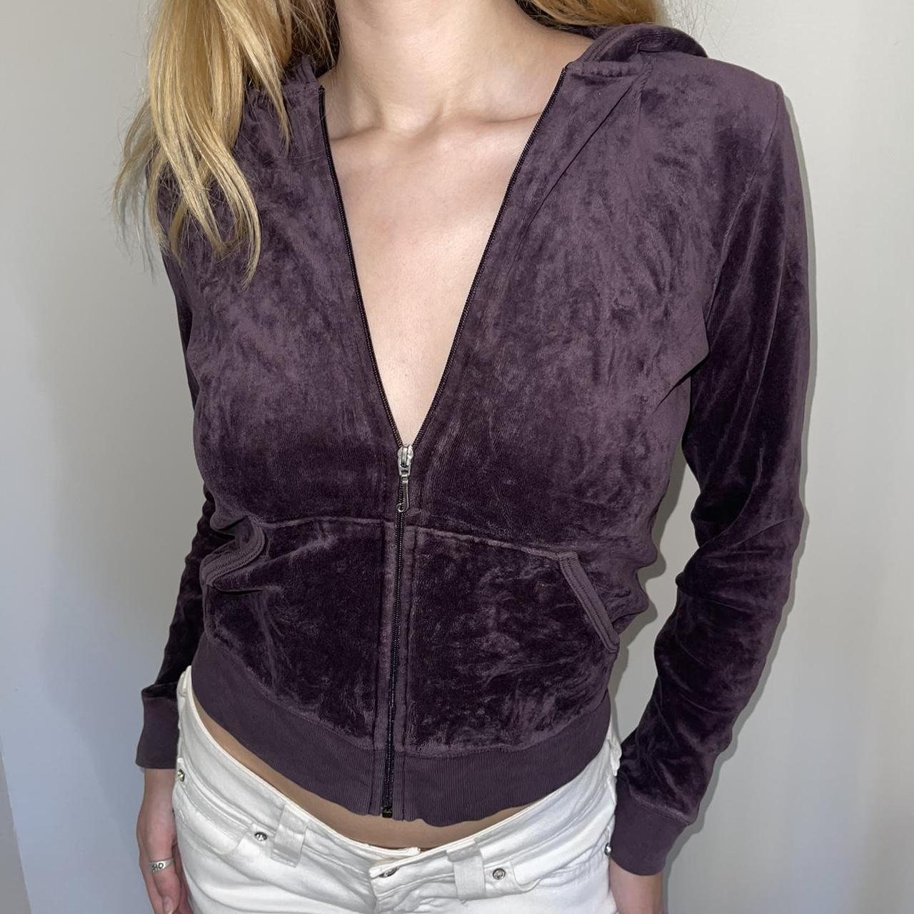 Juicy Couture Purple Vintage Zip Up this gorgeous... - Depop