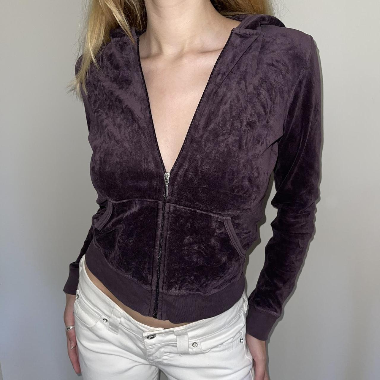 Juicy Couture Purple Vintage Zip Up this gorgeous... - Depop