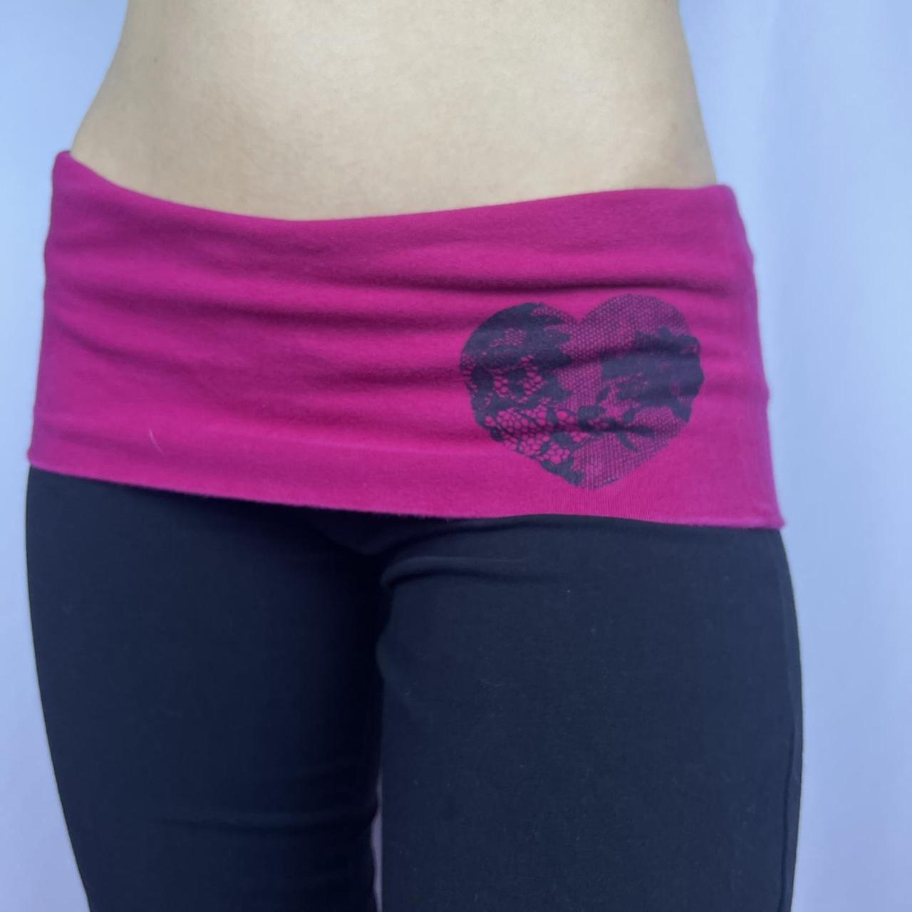 Size large Victoria's Secret pink Capri yoga pants. - Depop