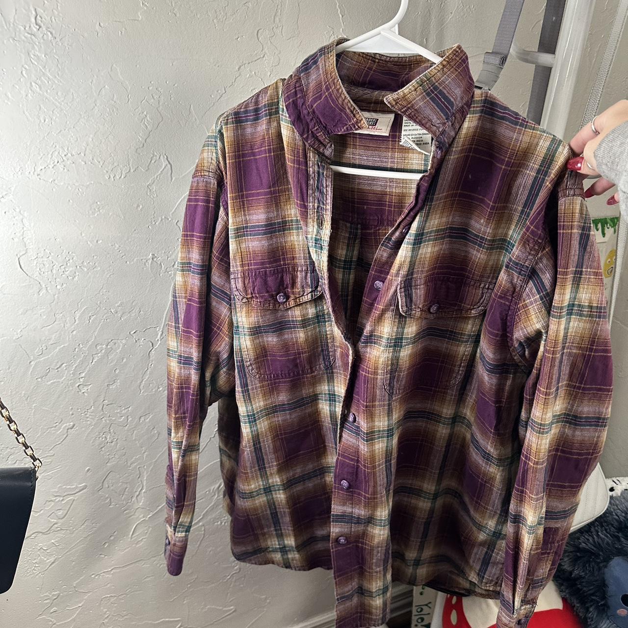 faded glory women's flannel shirts