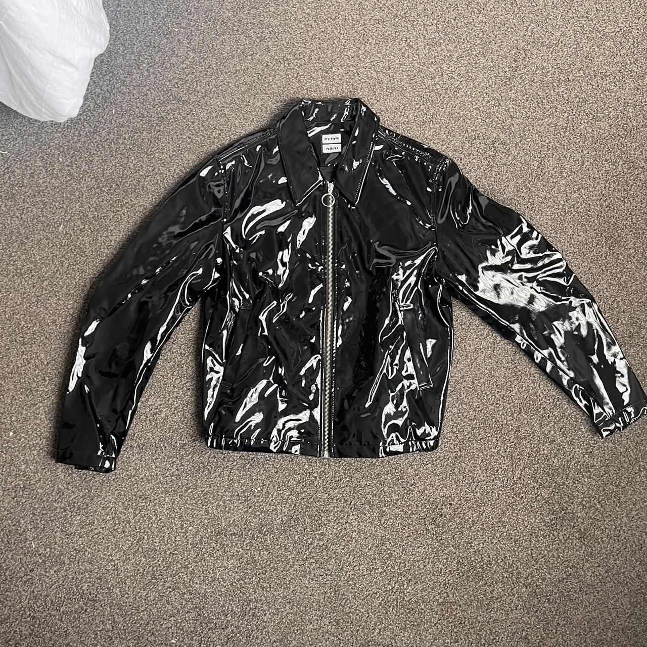 Eytys x H M collab faux leather short jacket. Has a