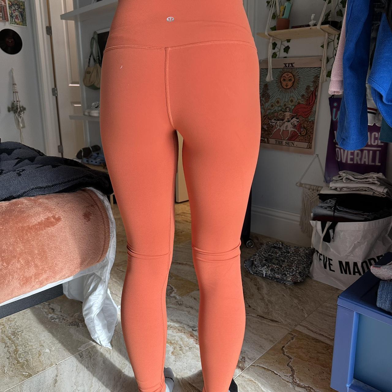 Lululemon Align Leggings , - orange colored lululemon