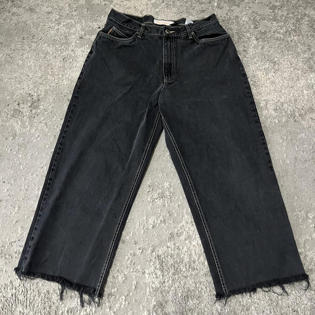 TIMBERLAND baggy wide leg jeans 34x28 they were cut... - Depop