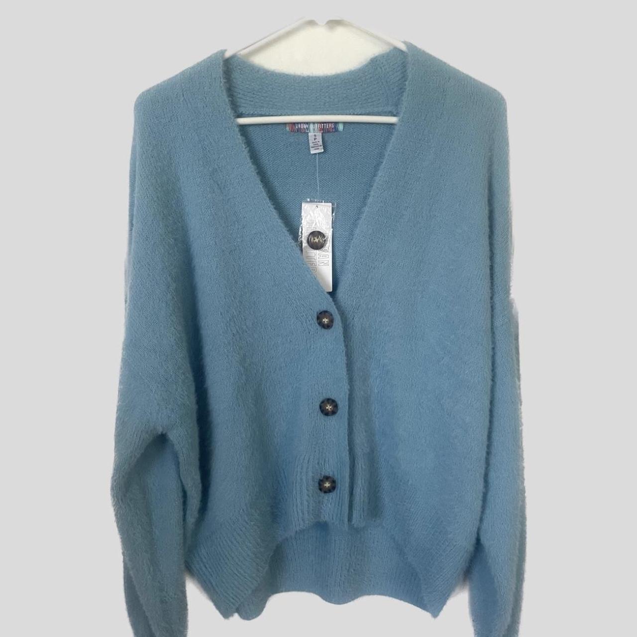 urban outfitters sky blue cardigan