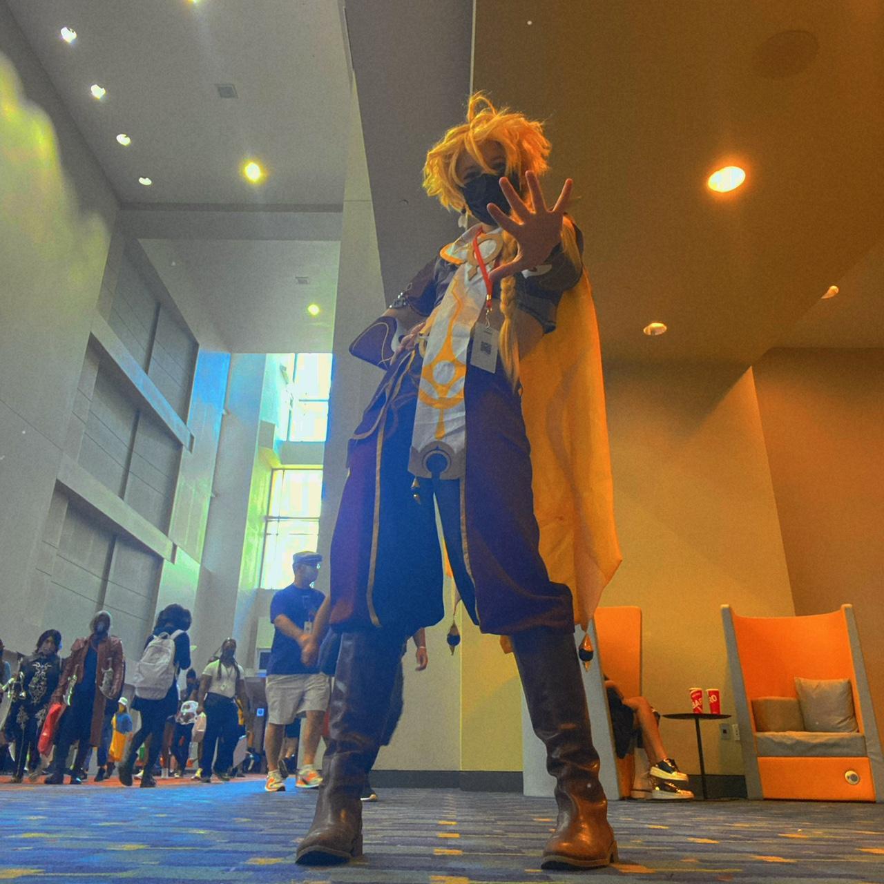 Men's White and Gold Fancydress Depop