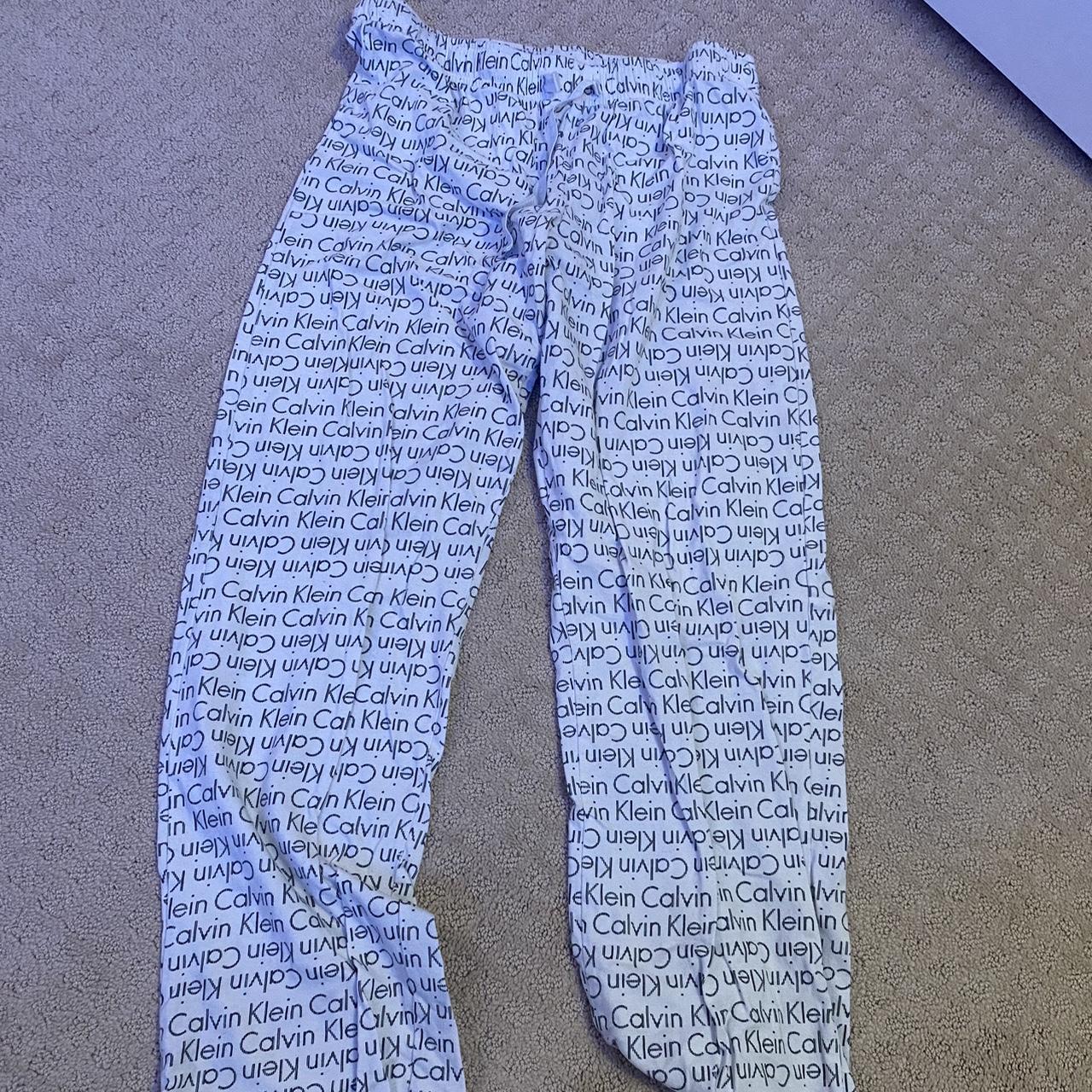 This Calvin Klein pajama pants are in great... - Depop