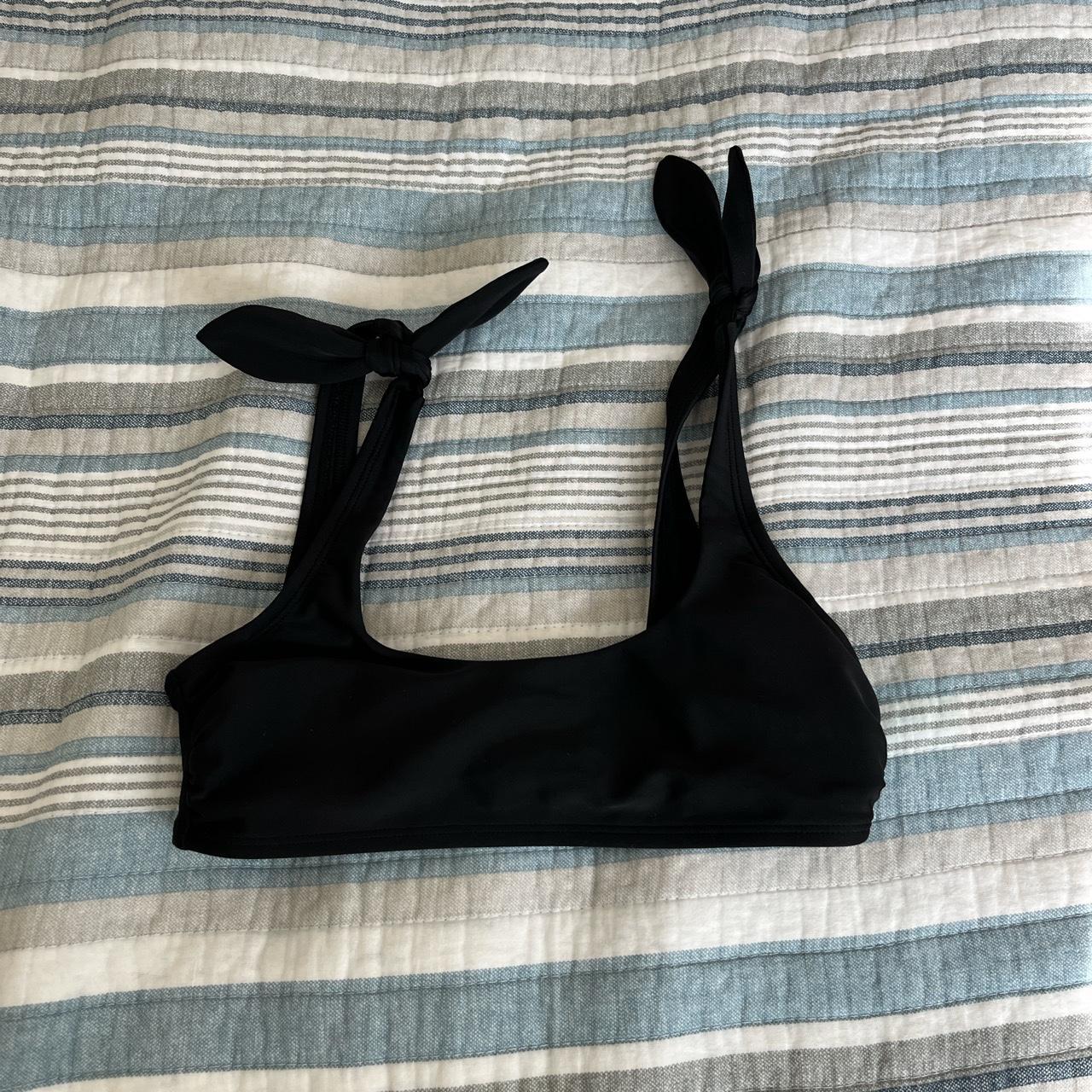 Target Black Bikini Top Size XS Has Padding Good... - Depop