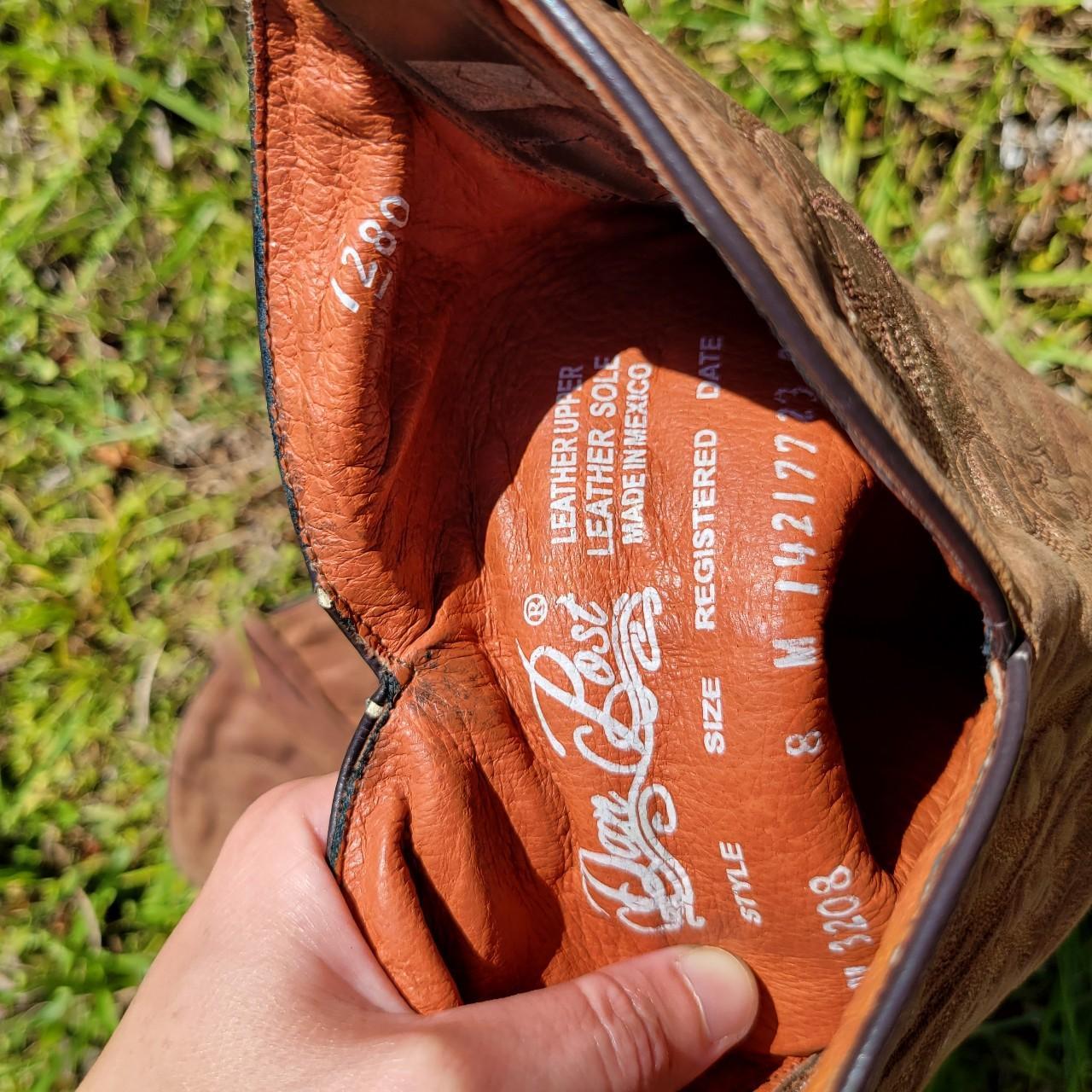 Dan Post Women's Brown and Tan Boots Depop