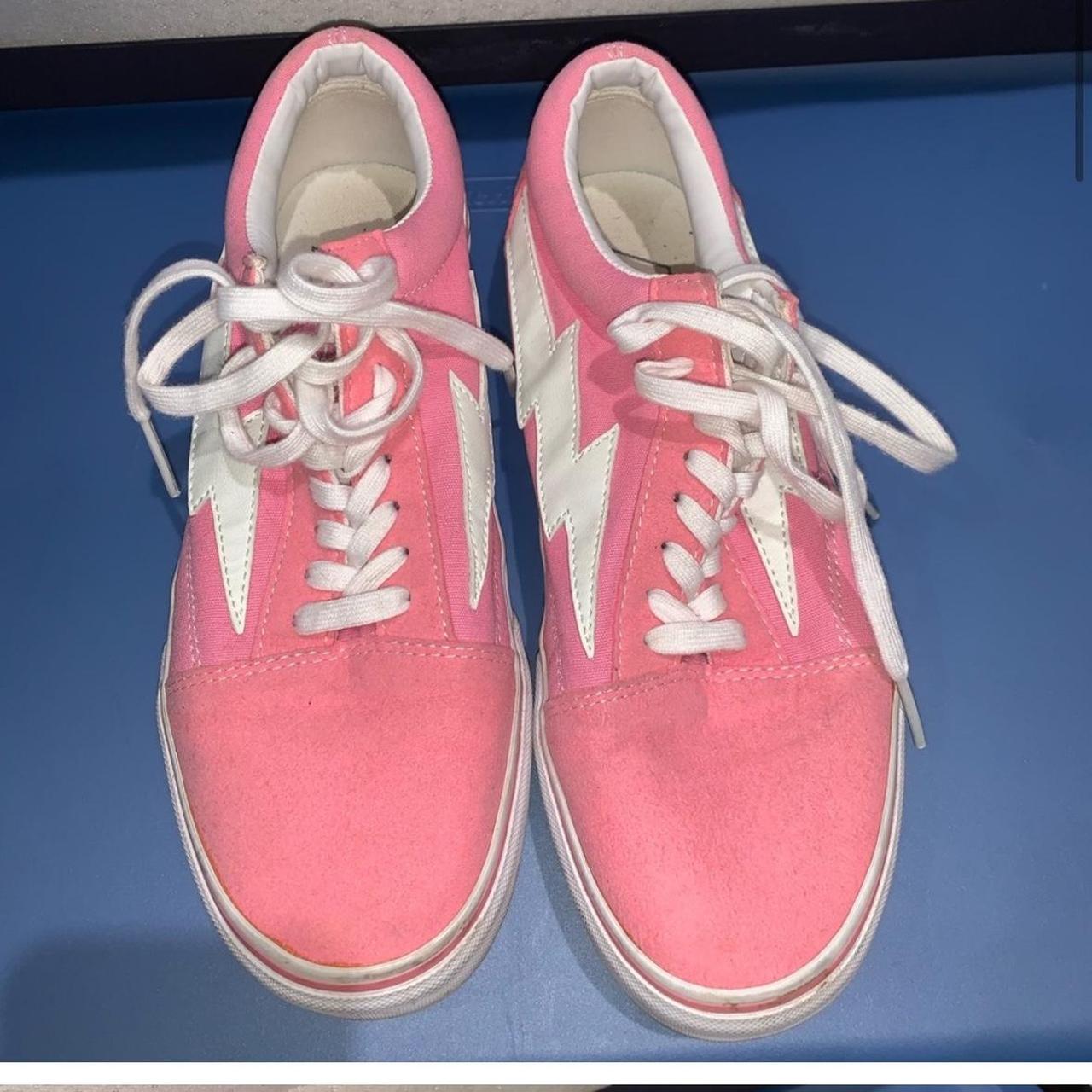 Pink Revenge Storm shoes size 8 men i am size 8.5... - Depop