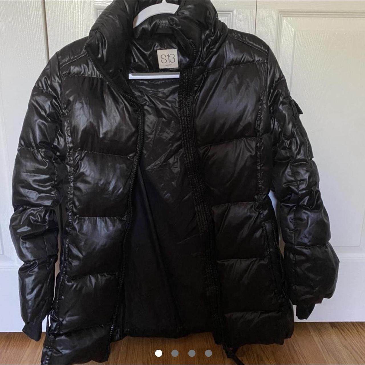 super cute s13 down jacket it s mid length and hits Depop