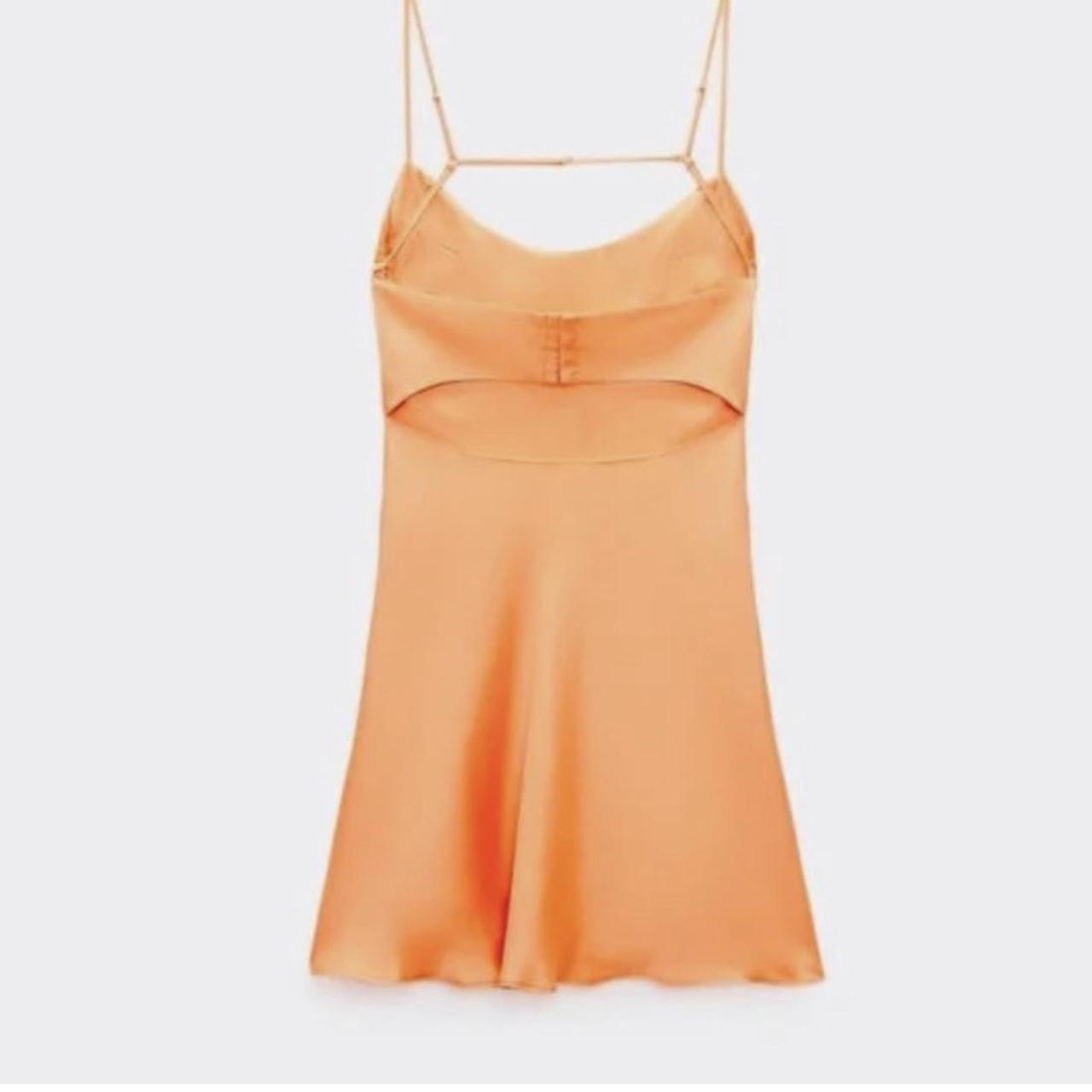 zara mini silk dress!! so cute zara zaradress... Depop