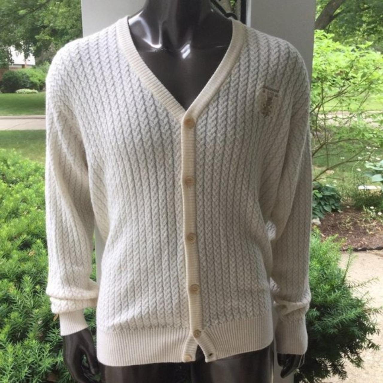 Men S Cream Cardigan Depop   P0 