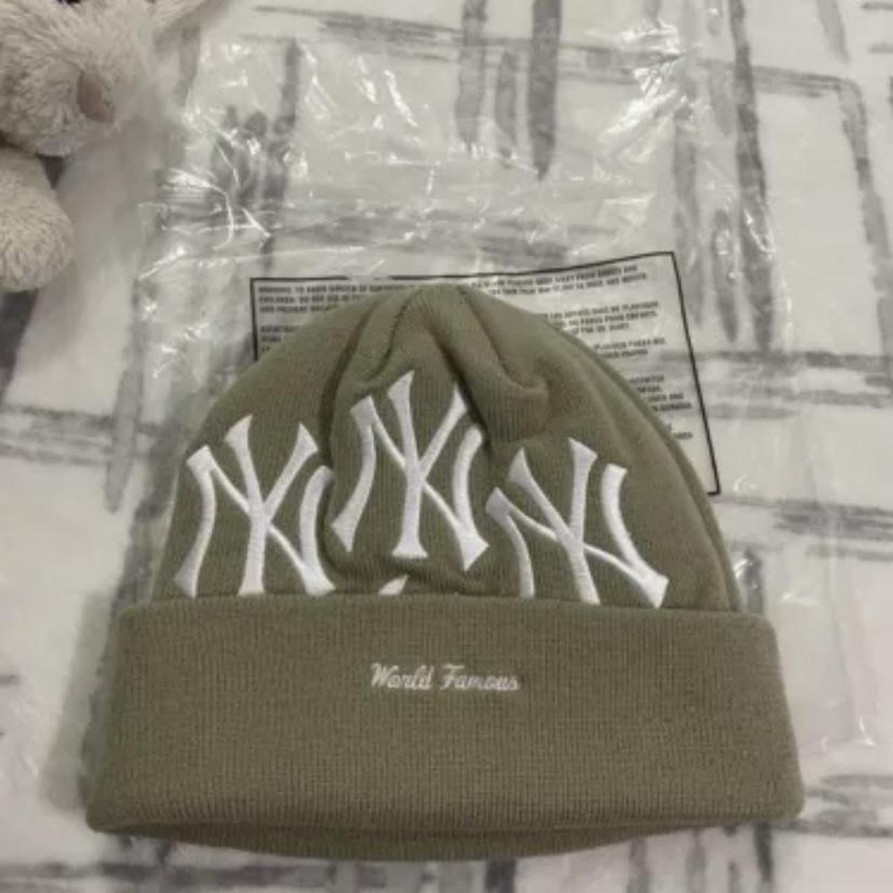 Supreme New York Yankees New Era Box Logo Beanie TEN - Depop