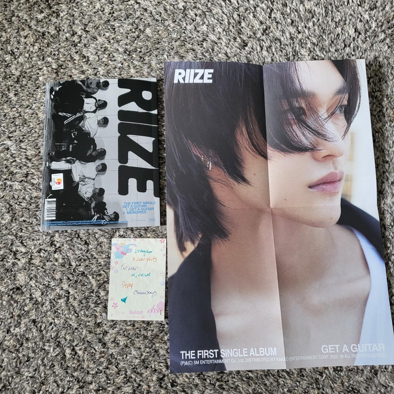 RIIZE get a guitar (realize ver) album comes with… - Depop