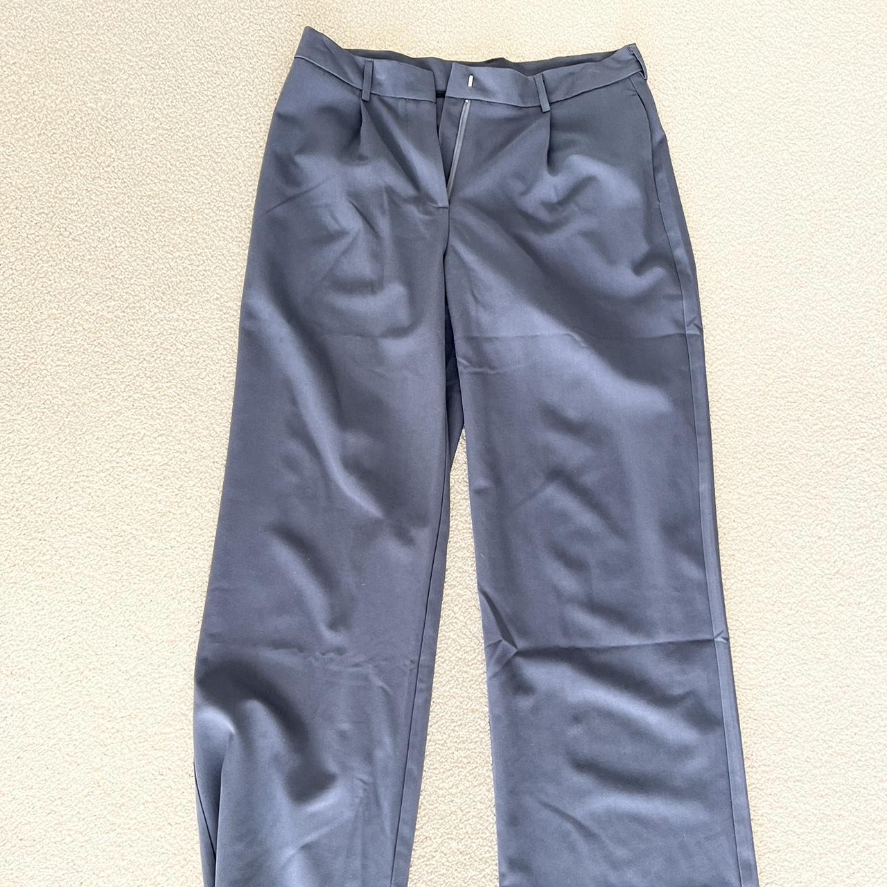 Charcoal grey work pants * Please note they are a... - Depop