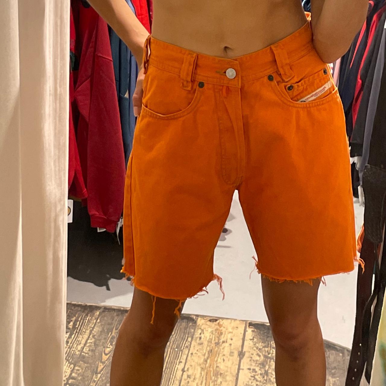 DECHEN Solid Women Orange Denim Shorts - Buy DECHEN Solid Women Orange  Denim Shorts Online at Best Prices in India | Flipkart.com
