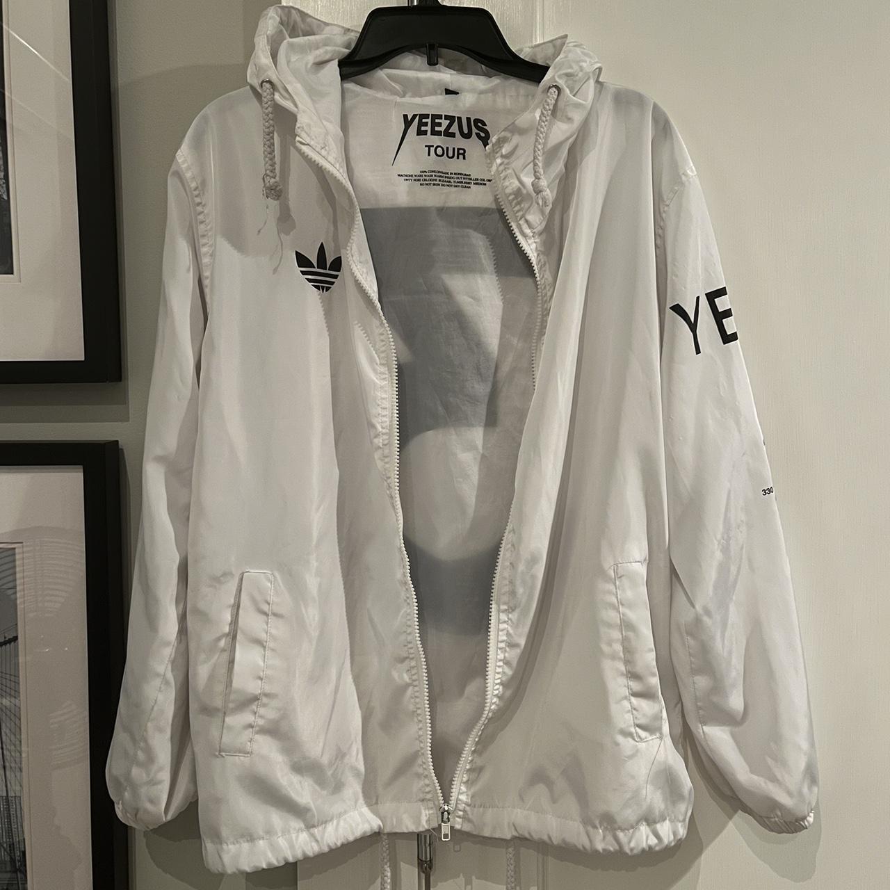 Adidas yeezy windbreaker white best sale