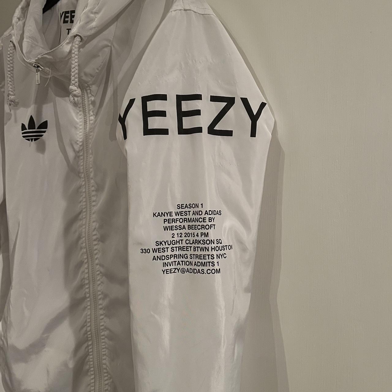 Adidas yeezy outlet jacket white black