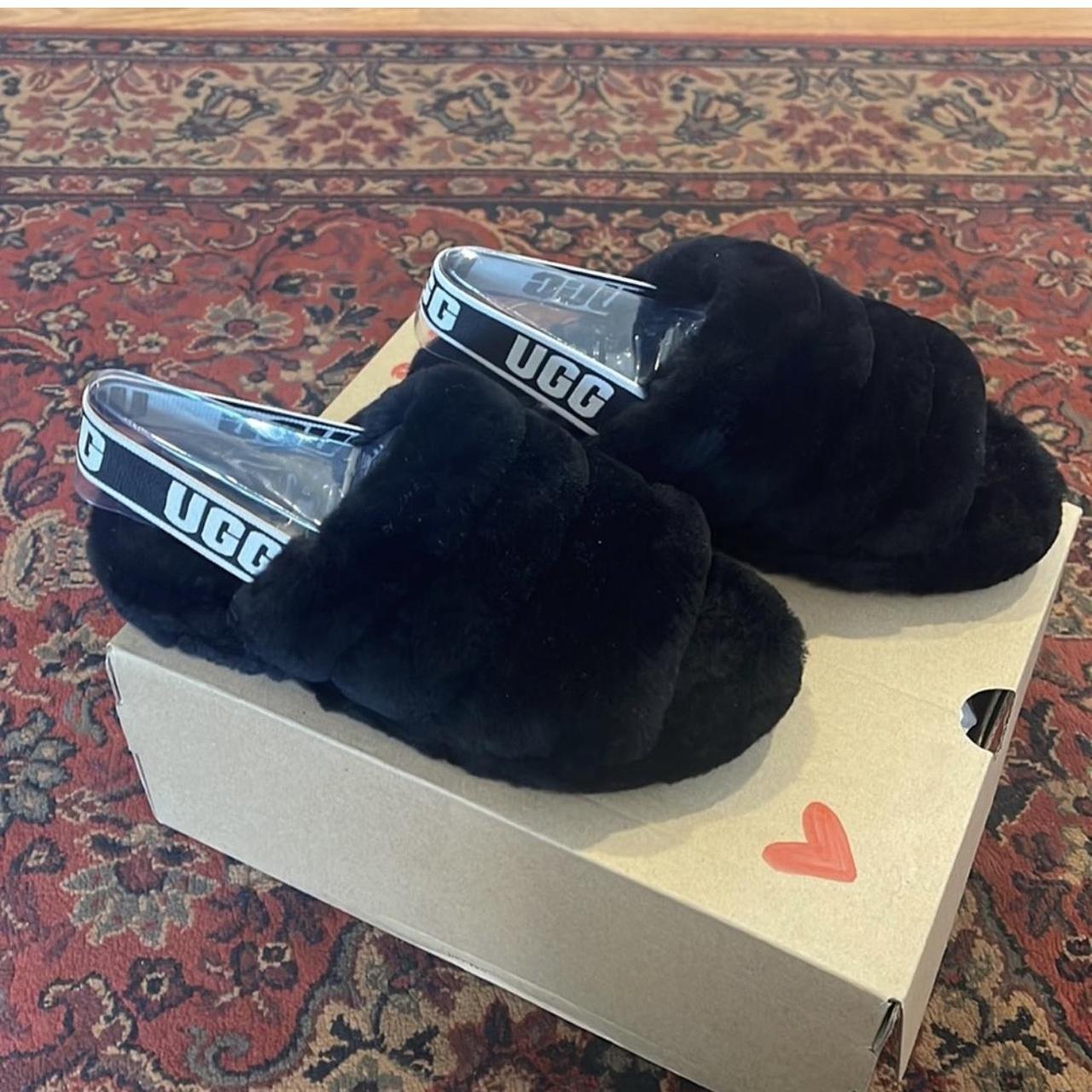 Ugg fluff yeah hot sale slide size 4