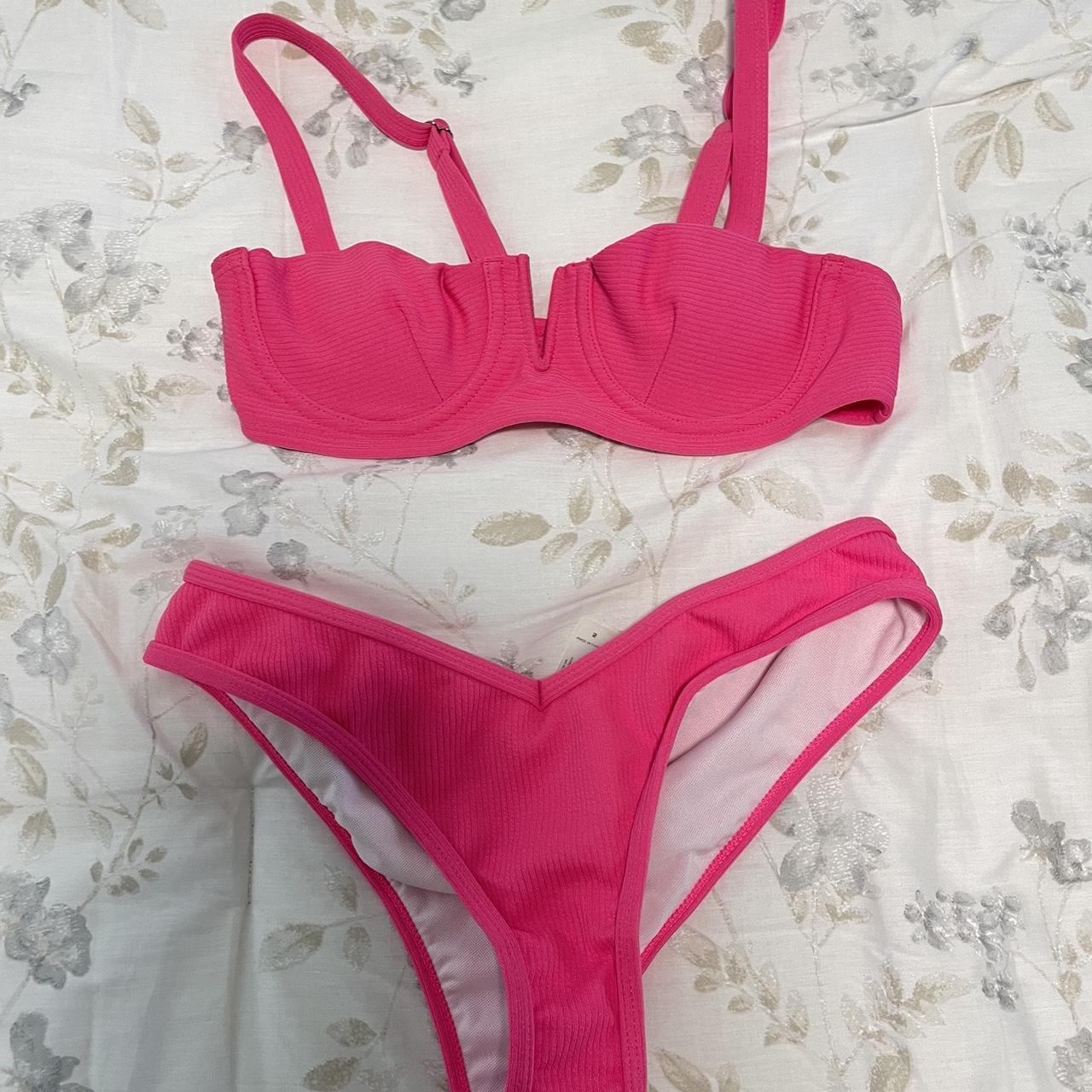 NEW Sunny Bunny Swim Hot Pink Bikini Set new,... - Depop