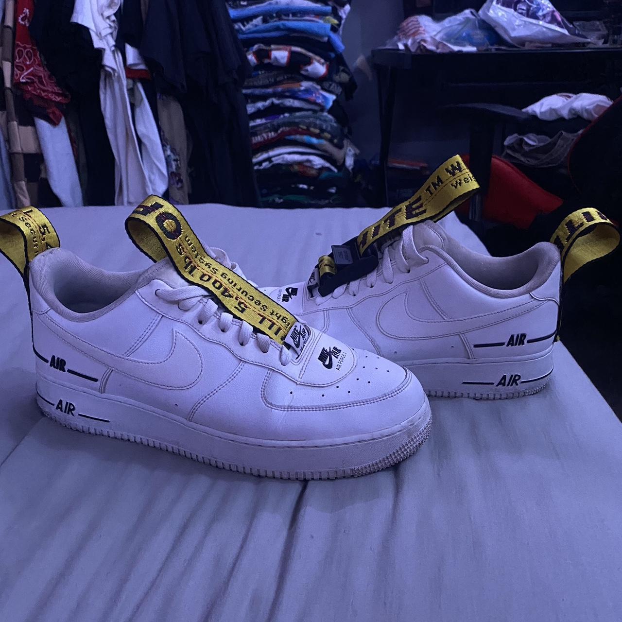 size 12 men s off white industrial belt nike air. Depop