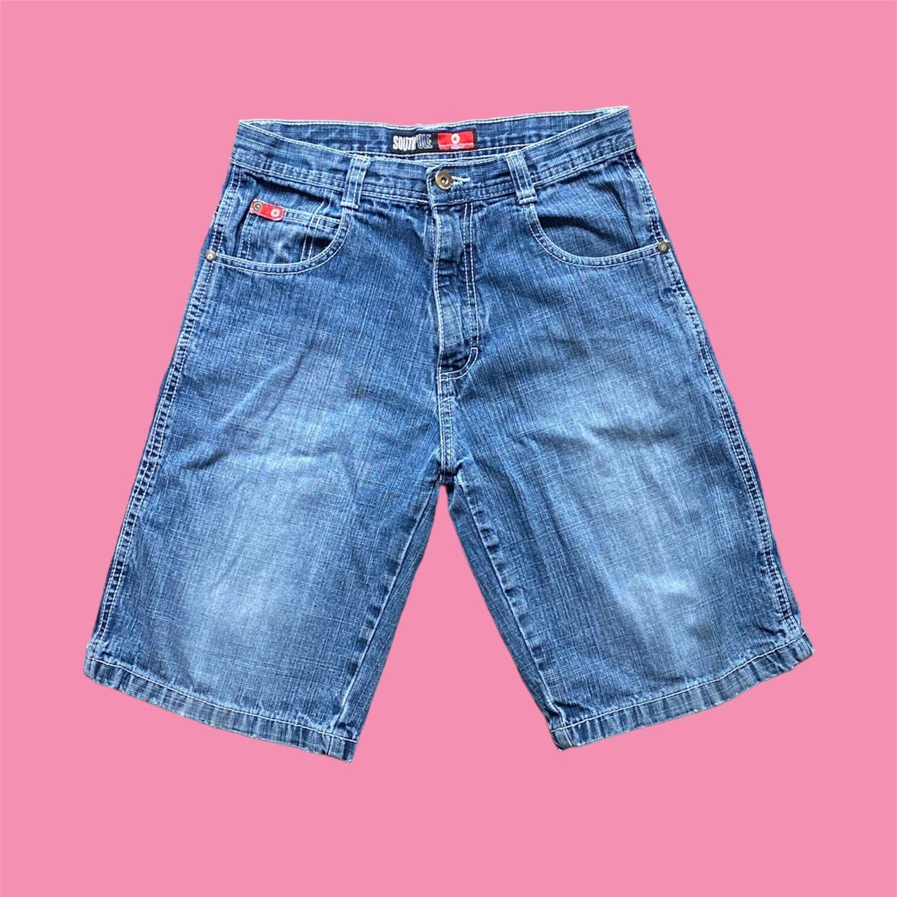 2000’s southpole jorts •kids size but can fit a... - Depop