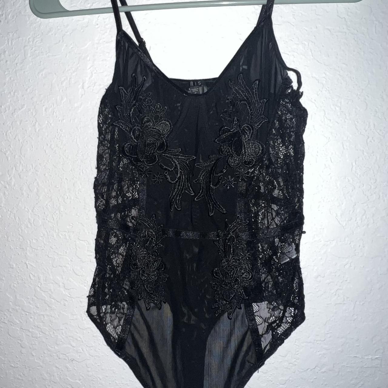 IRIS Lace Bodysuit Size Small Depop