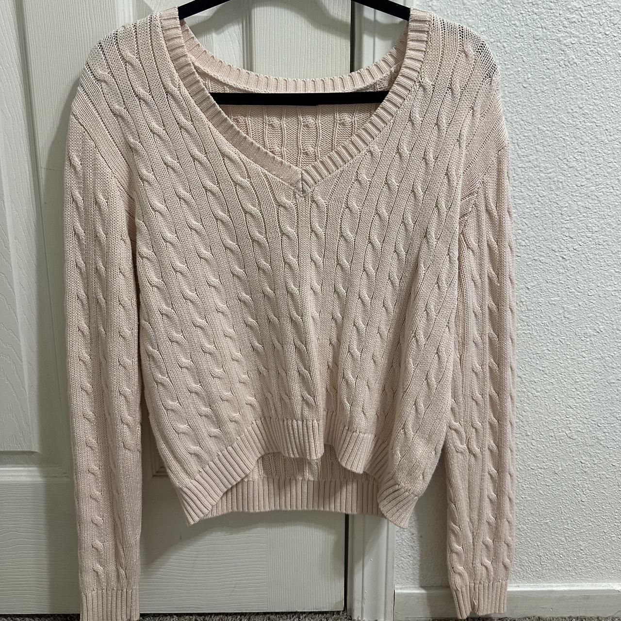 Pink brandy melville sweater hotsell