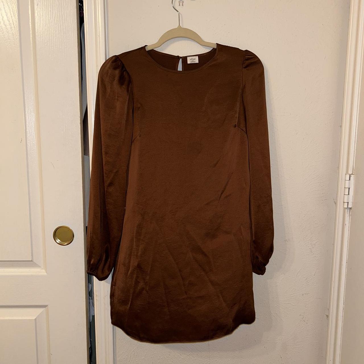 Aritzia Marie Dress Cognac Color BNWT Size XXS Depop