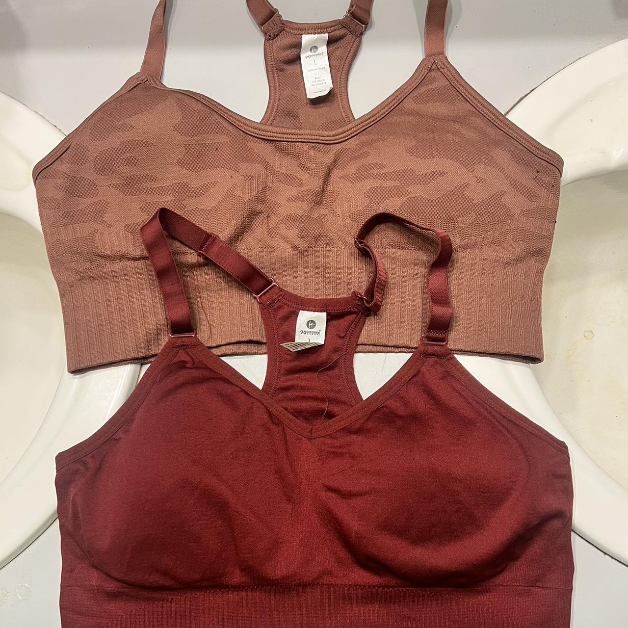 two pack sports bras, never worn! #90degrees NO... - Depop