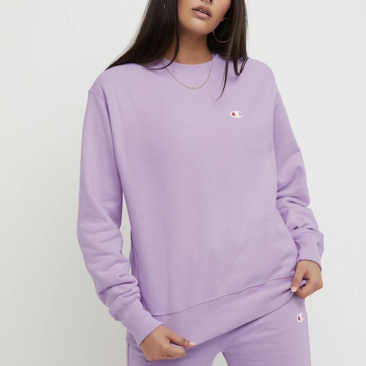 Lilac hot sale champion crewneck