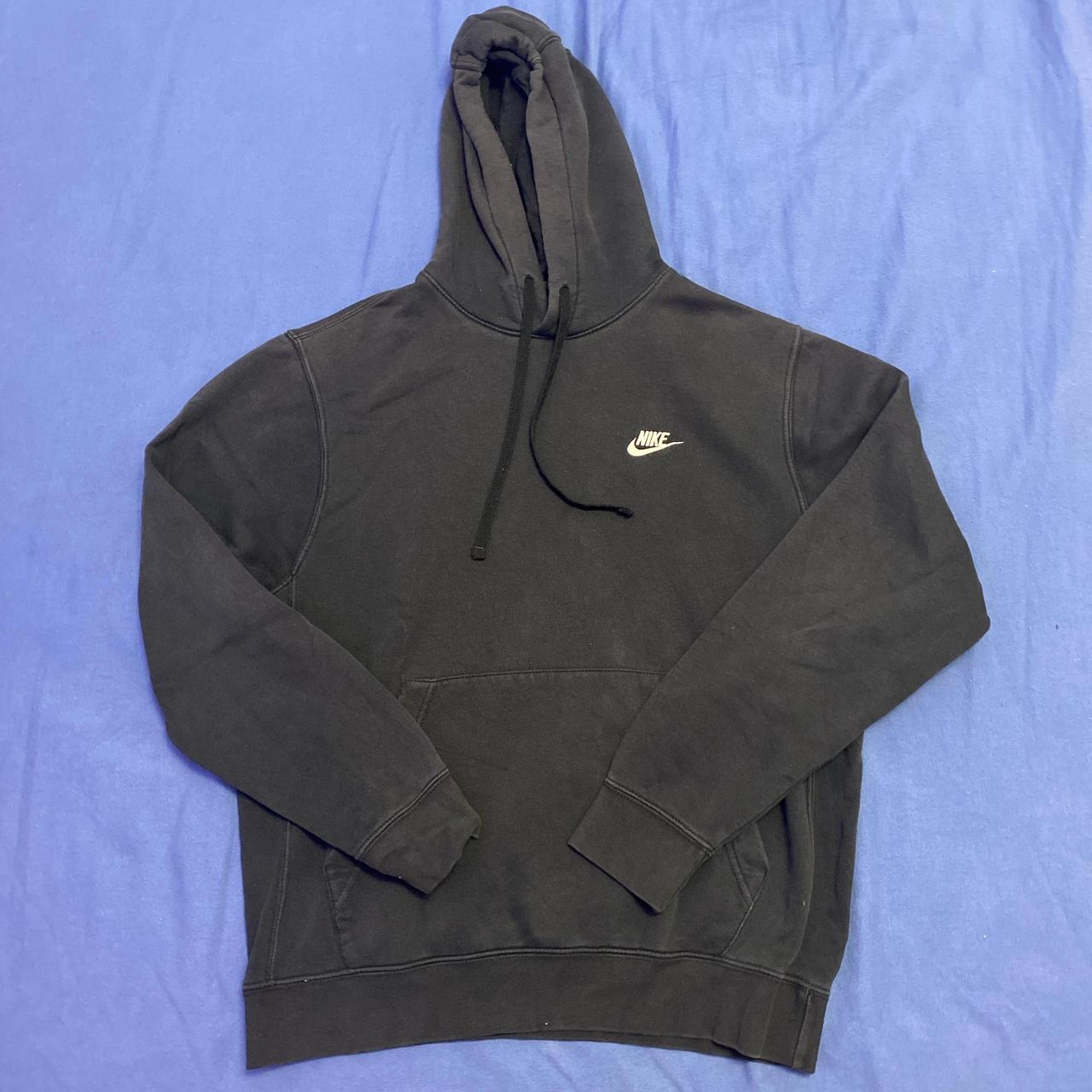 womens black nike essential hoodie