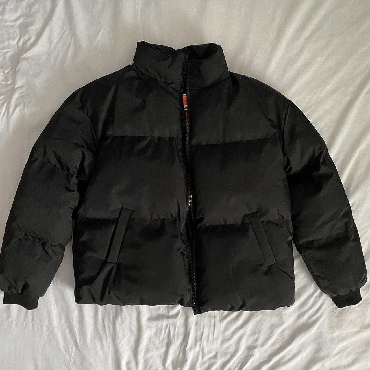 Cider Black Puffer - oversized - size small - no... - Depop