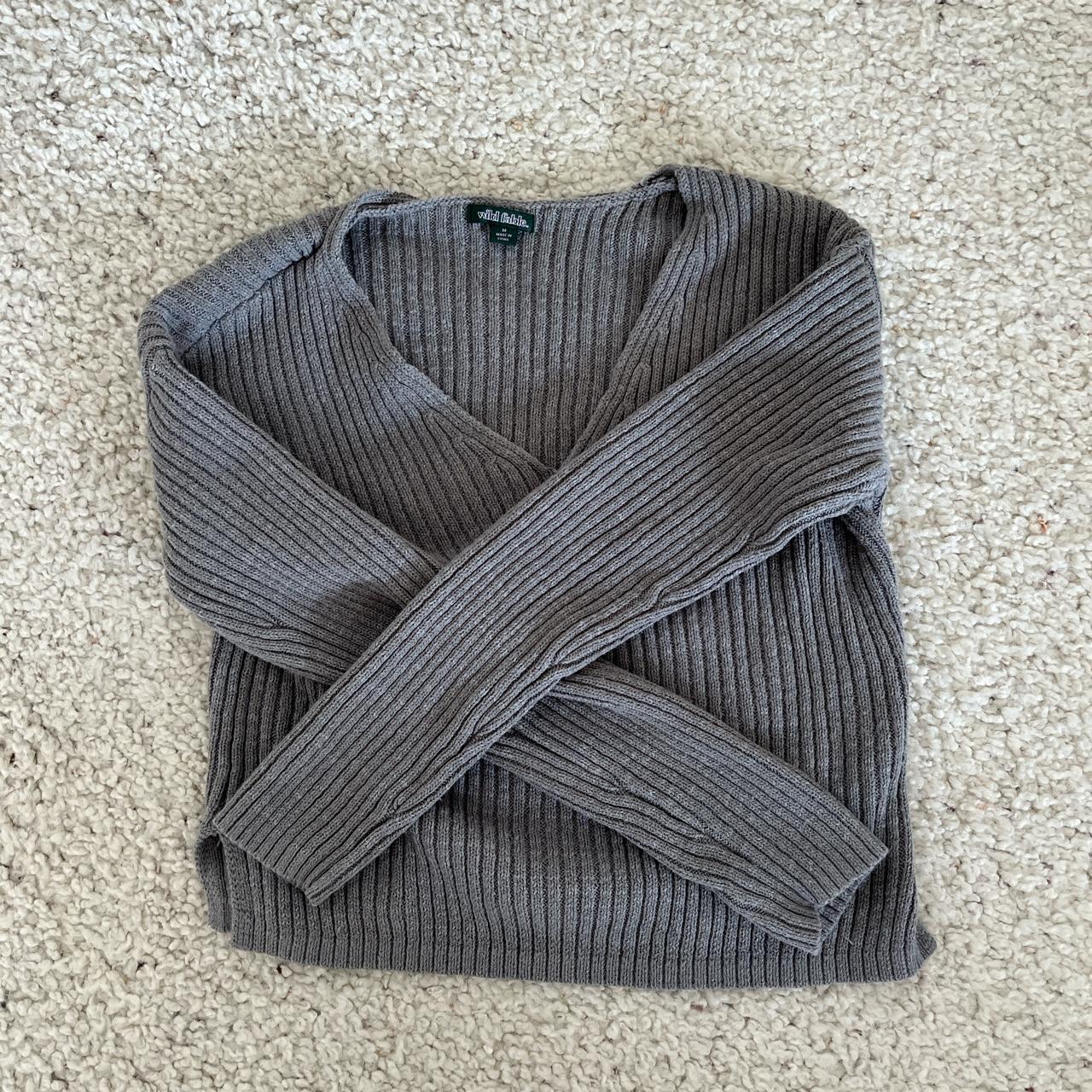 Gray Wild Fable sweater <3 Target Condition - - Depop