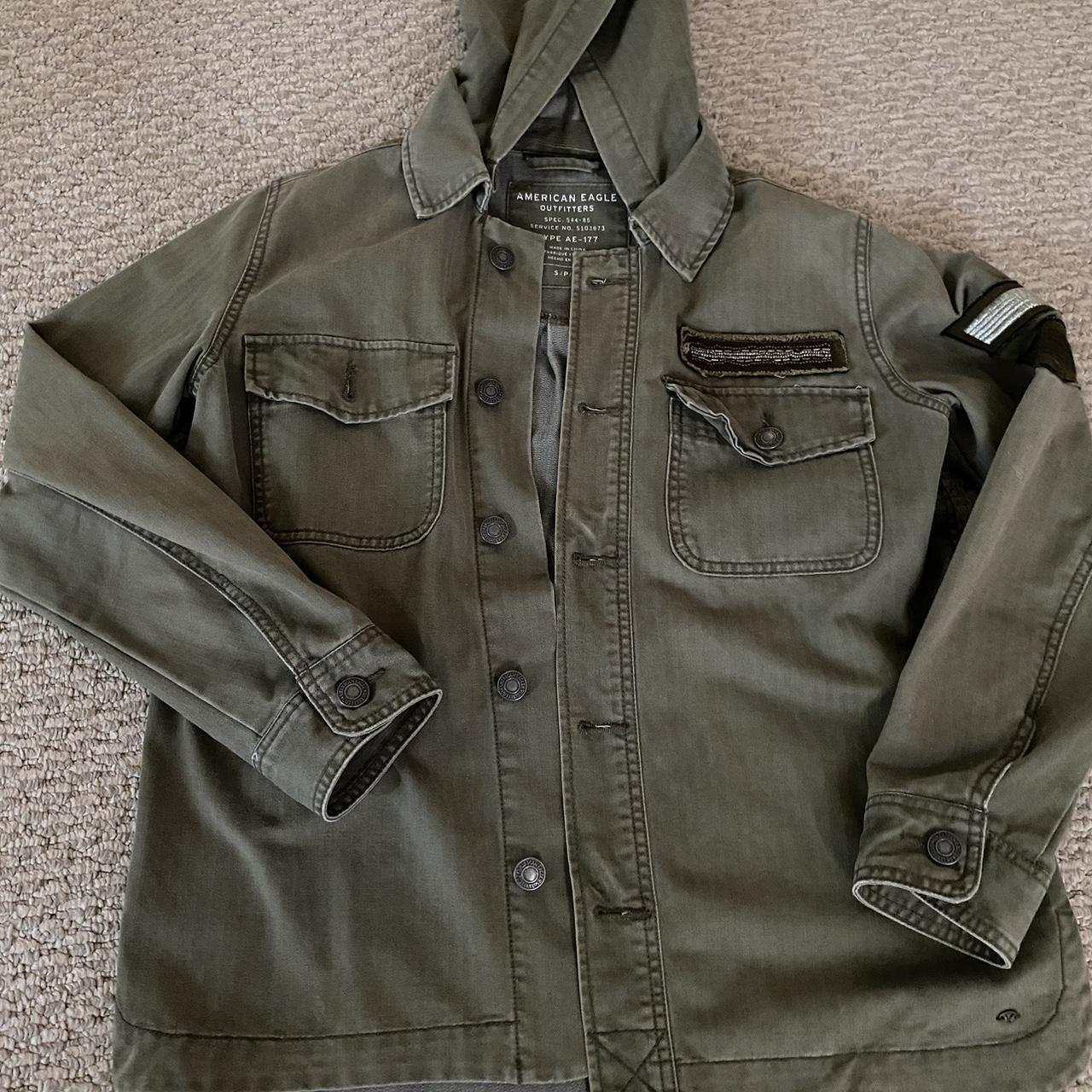 American Eagle green jacket Size small Depop