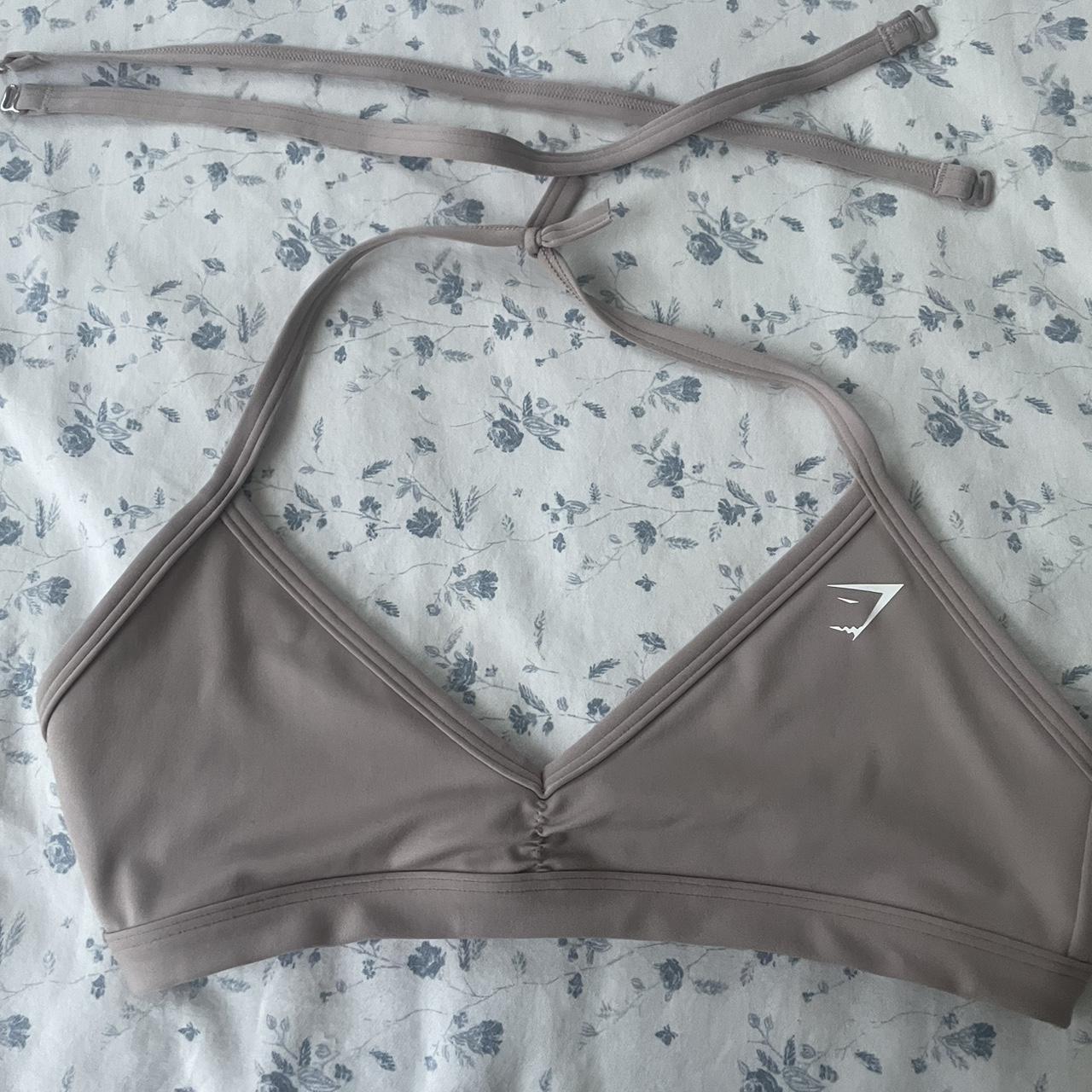 Gymshark Minimal sports bra Size small Color is... Depop