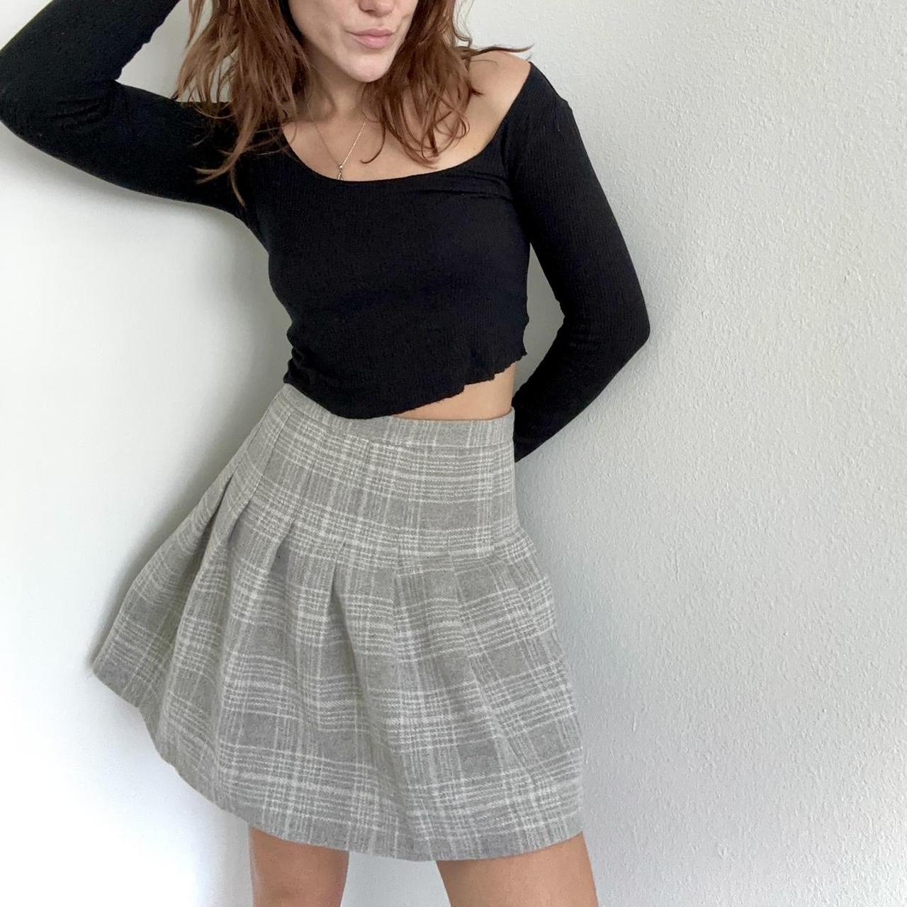 Hoerev mini outlet pleated skirt