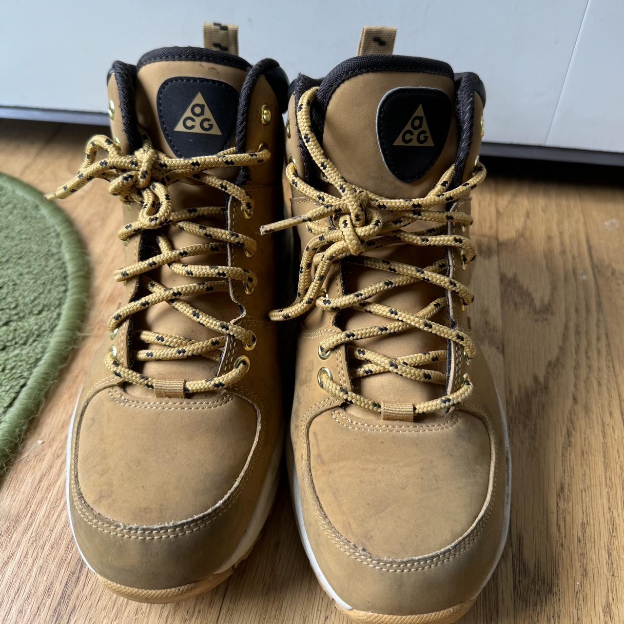 Used Nike ACG boots youth size 4.5 fits women s. Depop