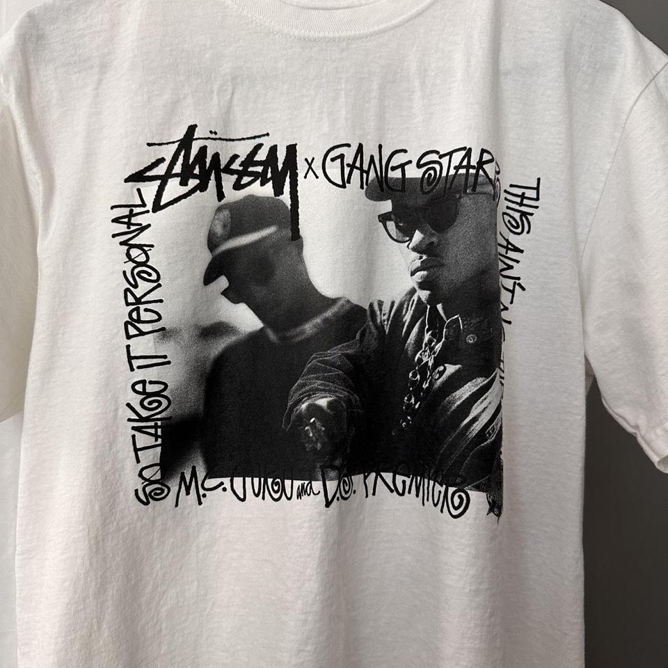 Stussy Gang Starr Take It Personal tee... - Depop