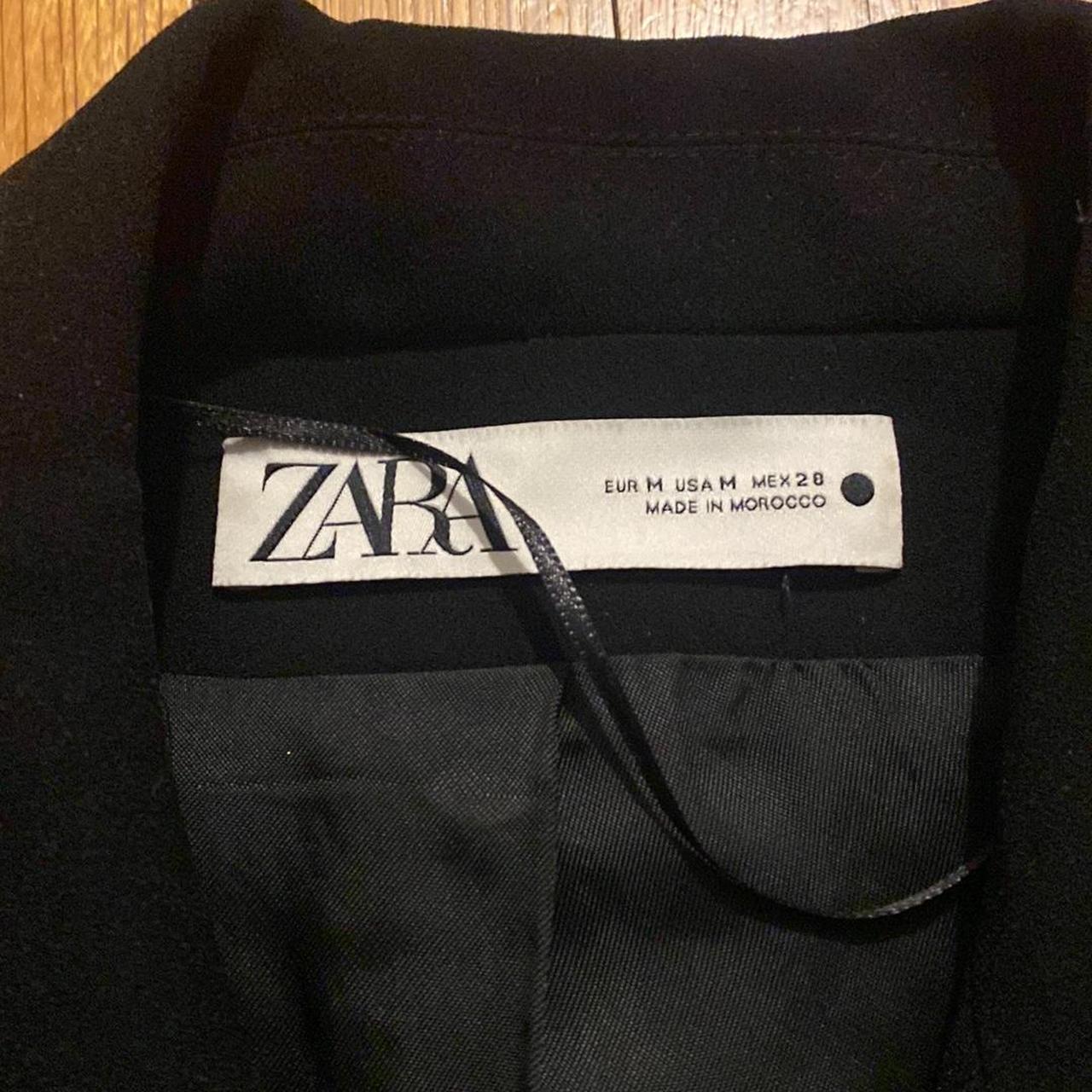 Black Zara vest. Womens medium EUC worn once Depop