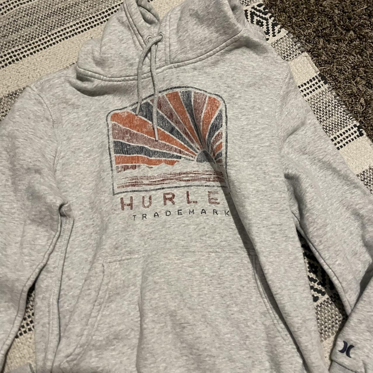 brand new mens small hurley hooded sweatshirt... - Depop