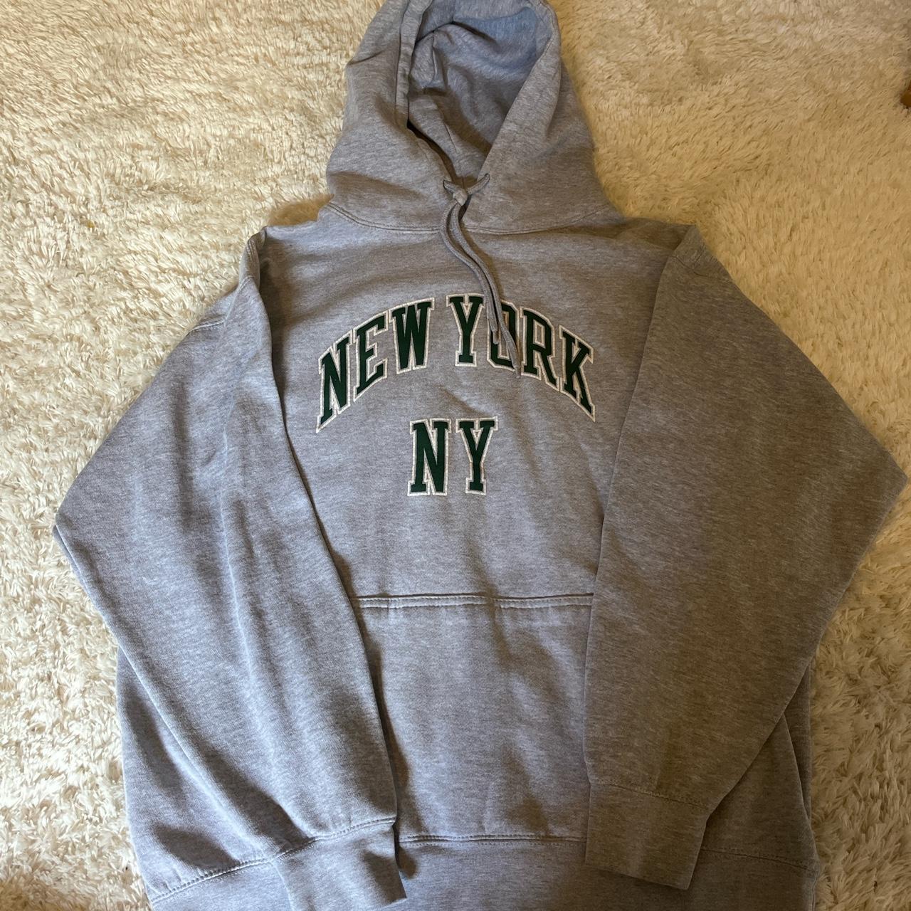 brandy melville oversized new york hoodie - Depop