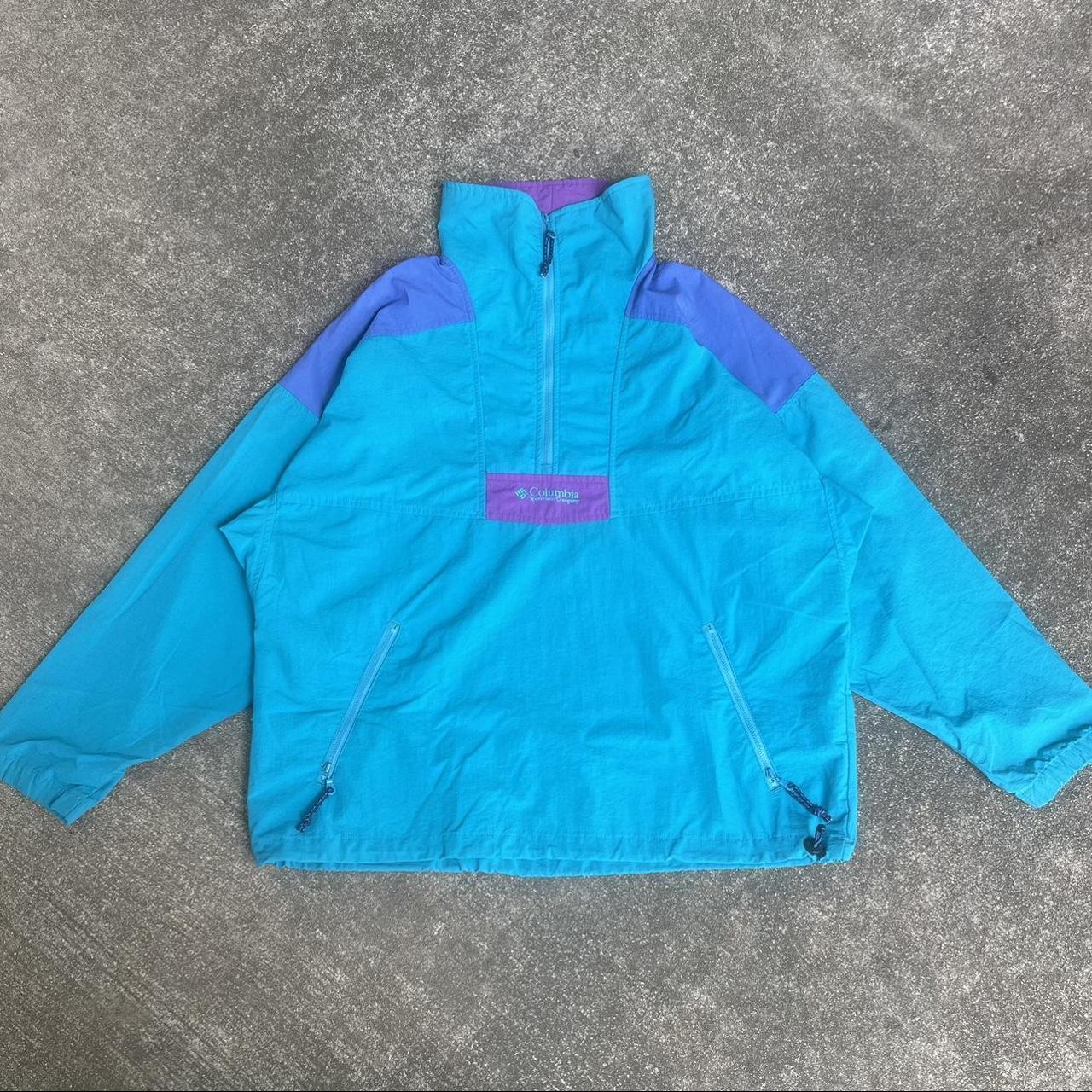 Vintage Columbia Sportswear 1/4 Zip Windbreaker