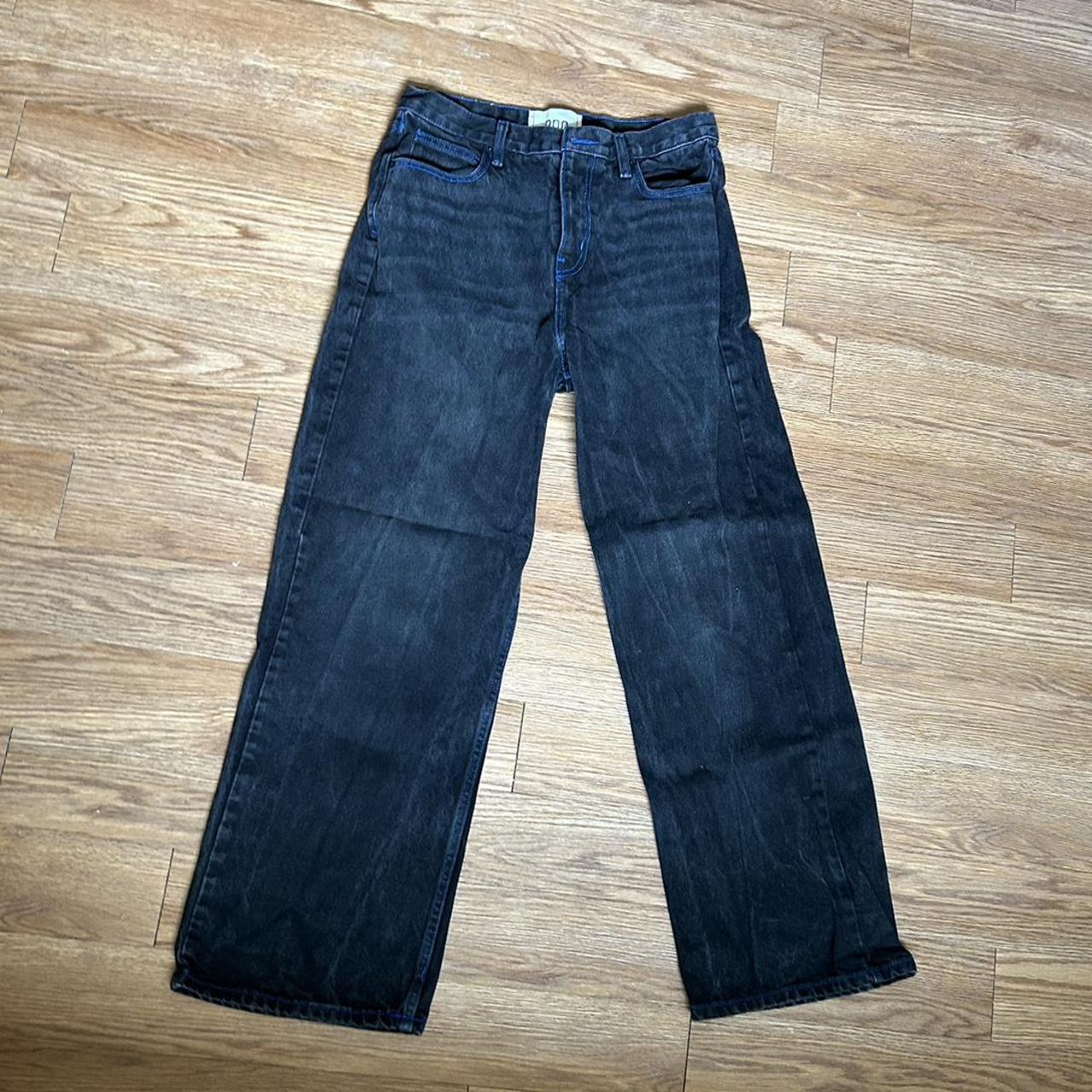 BDG Big Jack Black Contrast Jeans 30x32 Great baggy... - Depop