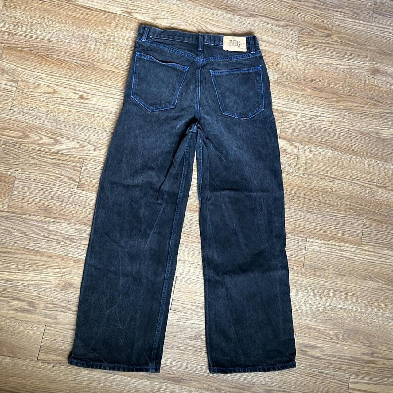 BDG Big Jack Black Contrast Jeans 30x32 Great baggy... - Depop