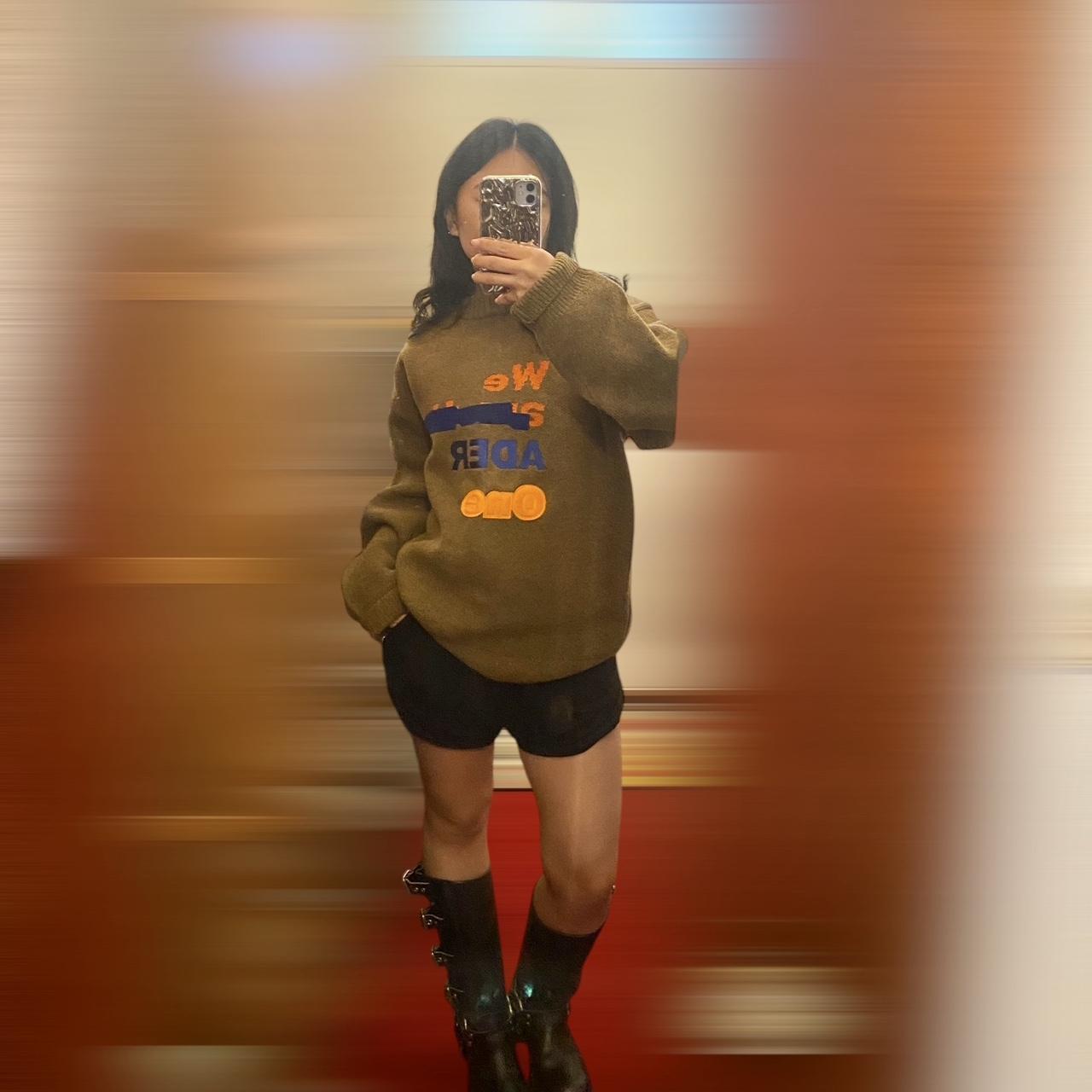 Ader Error Women's Sweater - Khaki/Green - M – Ad… - image 8